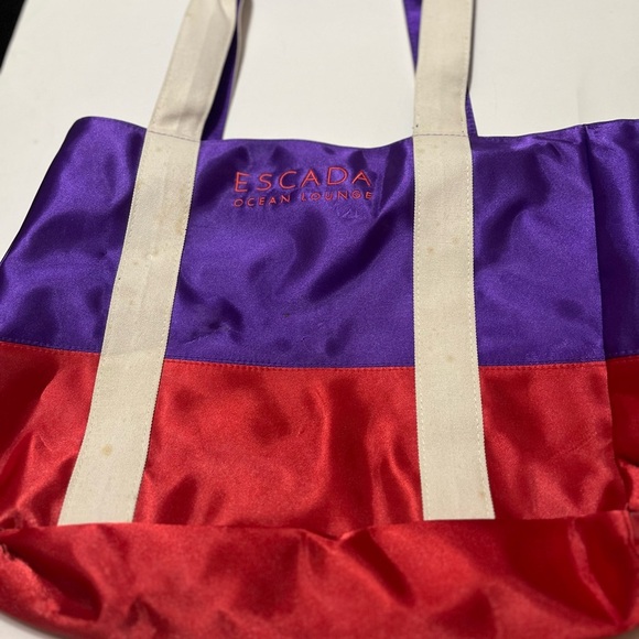 Escada Purple and Red Tote Bag Set - Picture 7 of 8